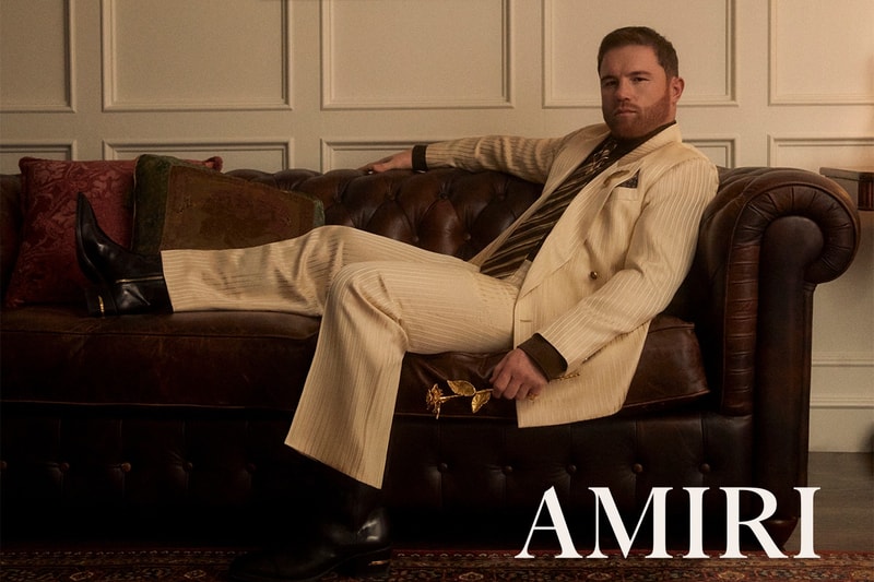 代言人 Saúl ‘Canelo’ Álvarez 演绎 AMIRI  2025 秋冬广告大片