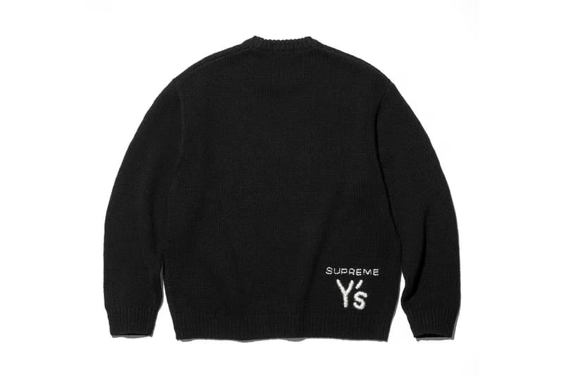 Supreme x Y’s by Yohji Yamamoto 2025 秋季最新聯名系列發佈