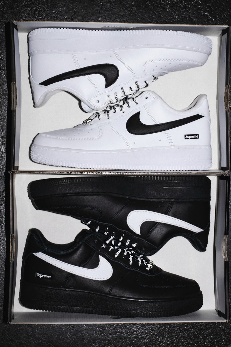 Supreme 与 Nike® 合作推出定制款 Air Force 1 Low