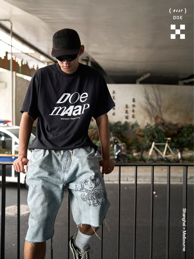 DOE 与澳大利亚骑行品牌 MAAP 推出联名 T 恤系列