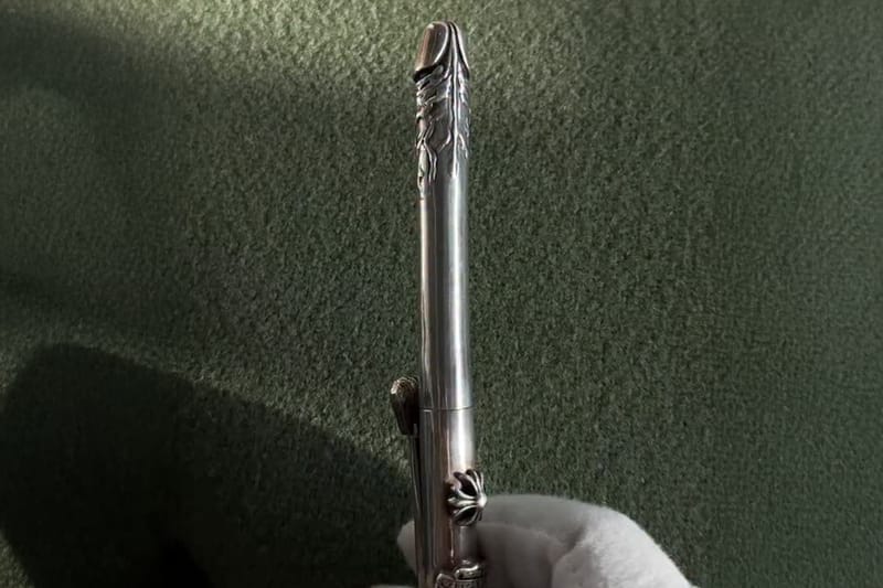 Justin Reed 預告 Chrome Hearts 純銀「陽具」三色筆即將上架