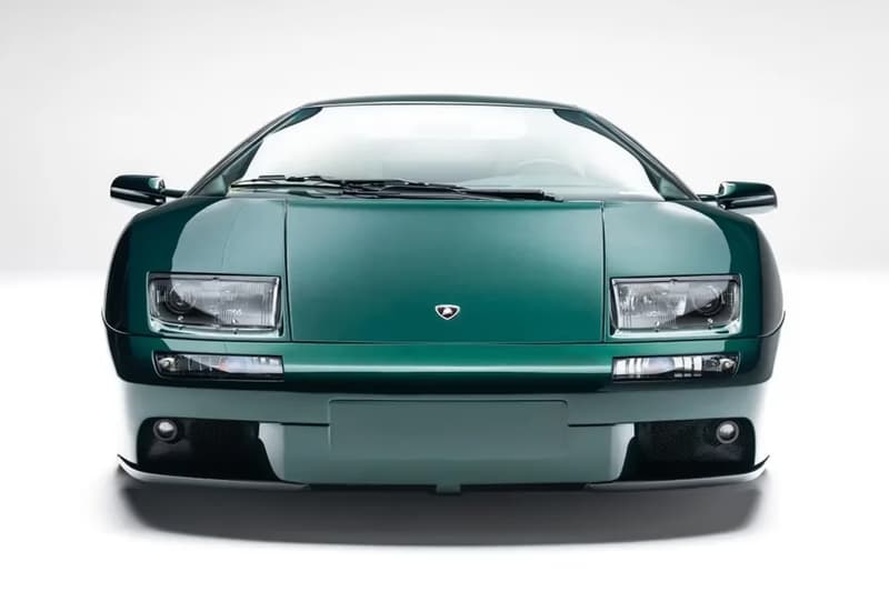 稀有 2001 年 Lamborghini Diablo VT 6.0 超跑上拍：唯一 Verde Hydra 車色