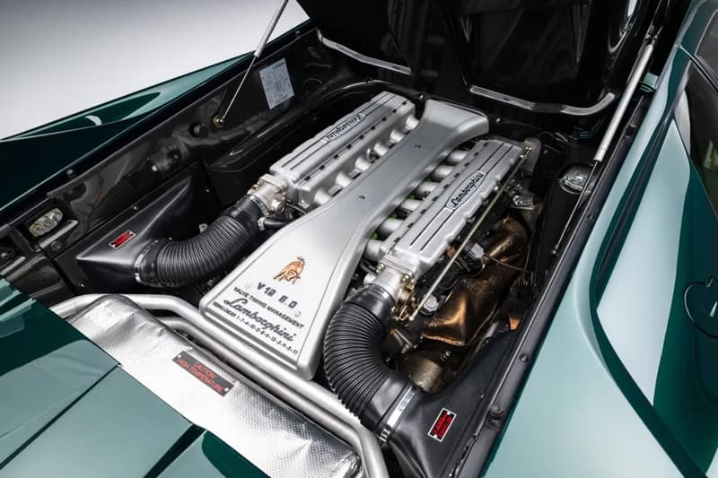 稀有 2001 年 Lamborghini Diablo VT 6.0 超跑上拍：唯一 Verde Hydra 車色