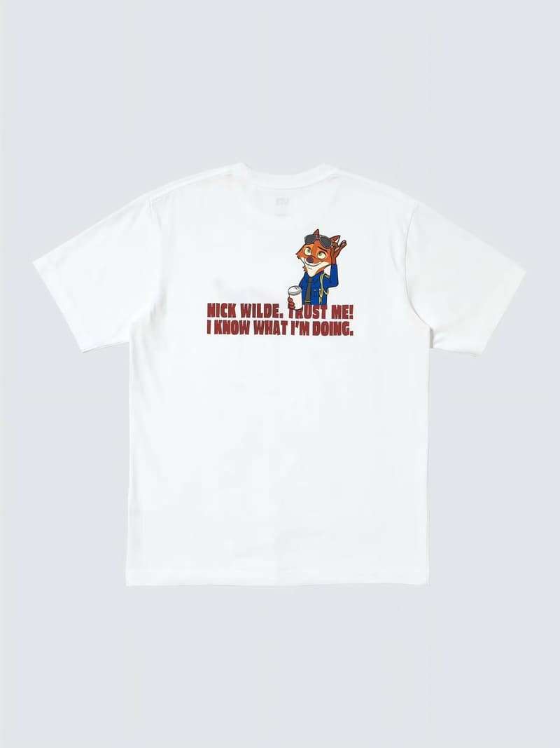 Uniqlo 携手 Disney 发布全新 ZOOTOPIA UT 及卫衣系列