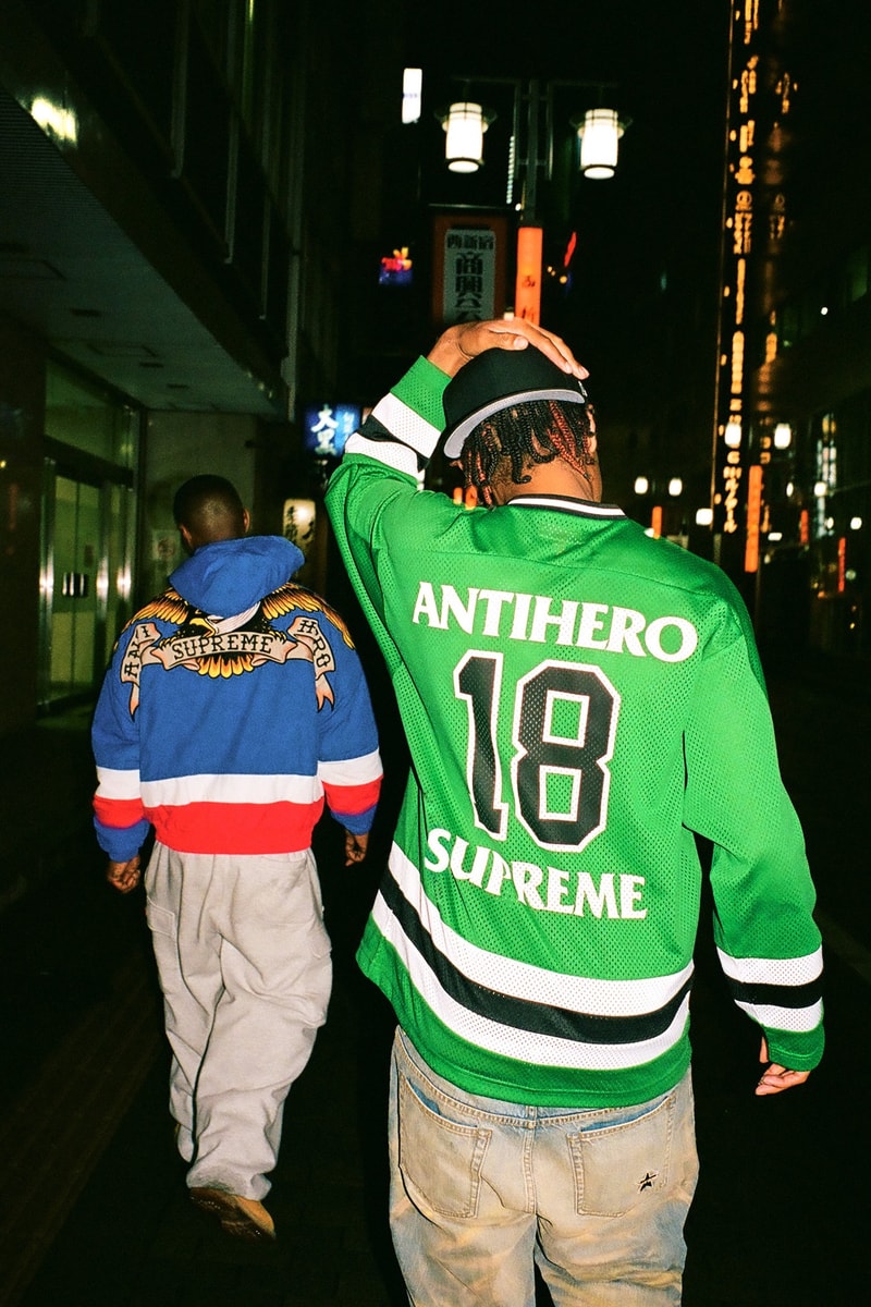 Supreme 与 ANTIHERO® 携手推出 2025 年秋季联名系列