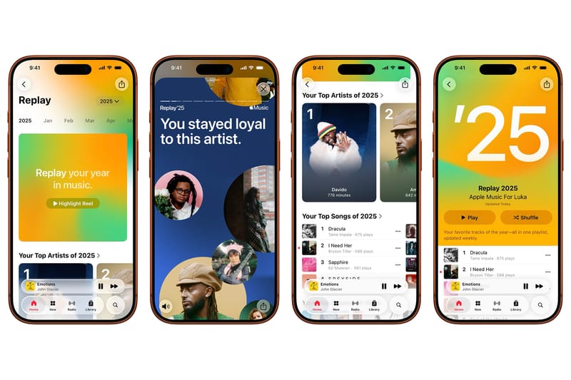 Apple Music「Replay ‘25 音乐回忆」上线
