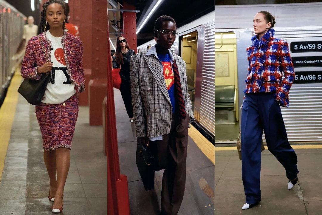 穿着 Chanel 挤地铁，一场顶级时装屋精心制造的混乱？