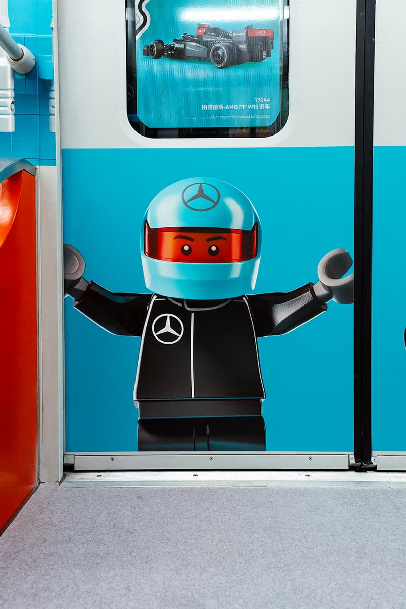 乐高让上海地铁变身 F1「痛铁」