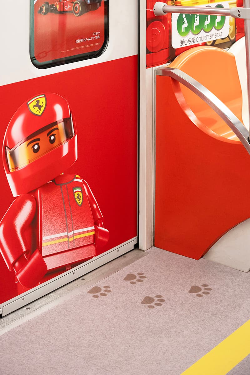 乐高让上海地铁变身 F1「痛铁」