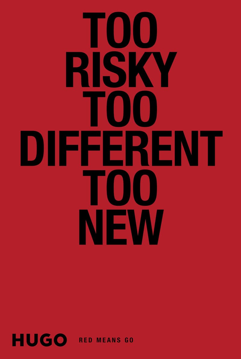 HUGO 发布「RED MEANS GO」广告大片