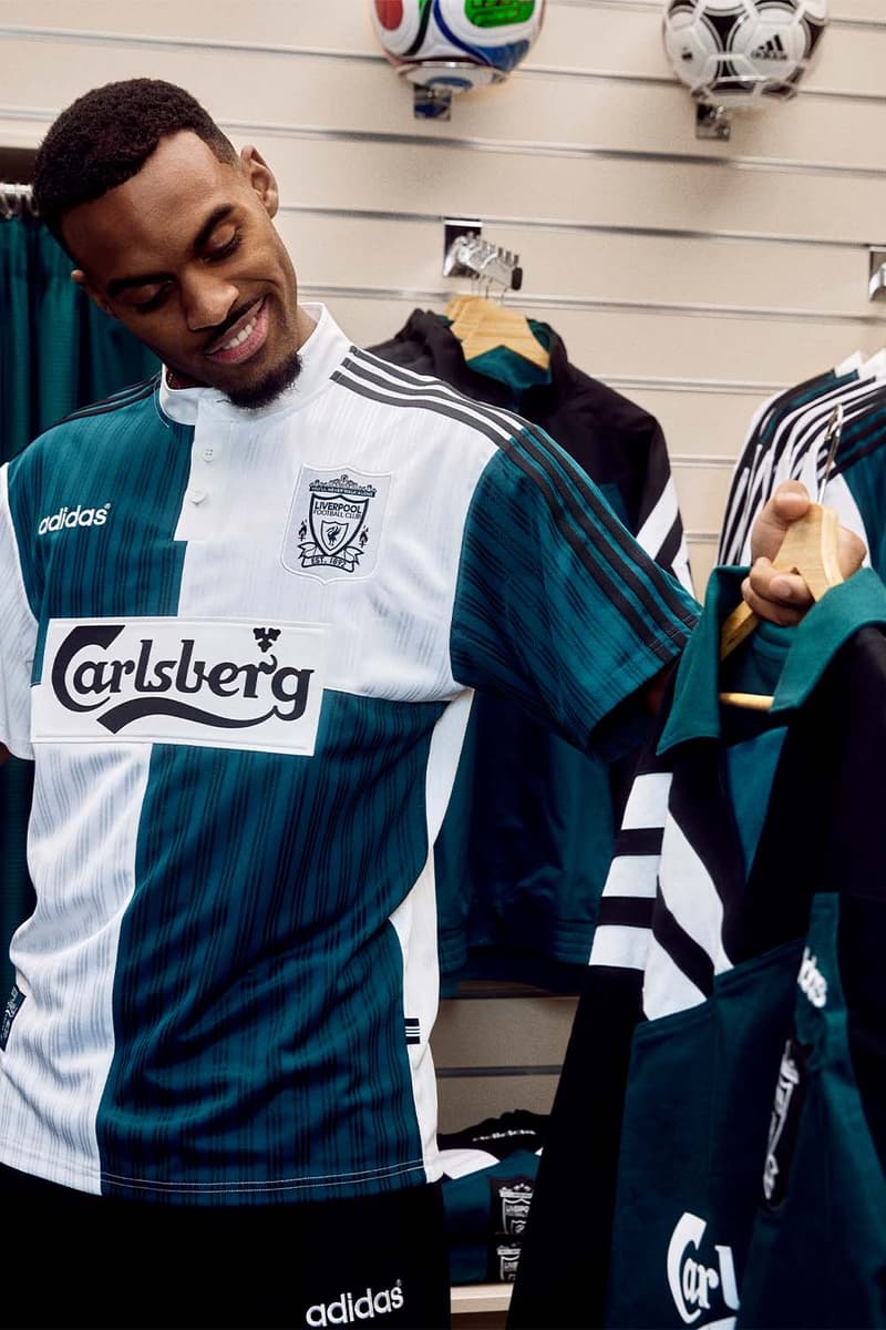 adidas 复刻 Liverpool FC 1995-1996 赛季客场球衣