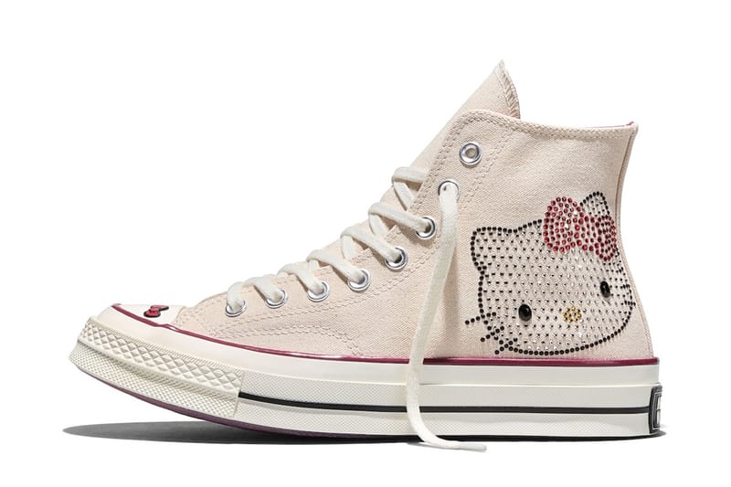 Hello Kitty 携手 Converse 推出闪耀「Swarovski」Chuck Taylor 70