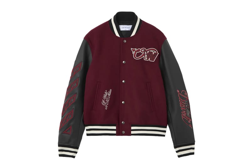 Off-White™ × AC Milan 重磅联名 Varsity 棒球夹克正式上架