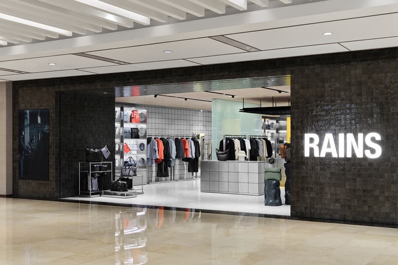 Rains 亚洲首家旗舰店插旗上海