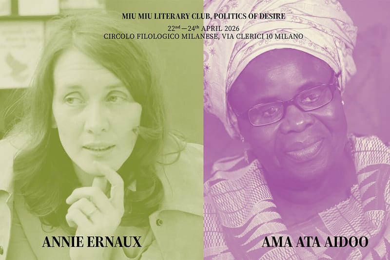 Miu Miu 文学俱乐部「欲望的政治」活动将于米兰举办