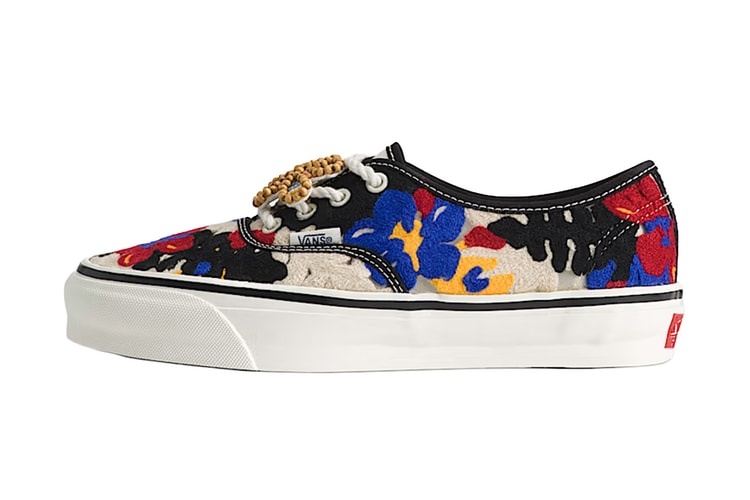 Vans 推出全新手工花卉刺绣 Premium Authentic 44