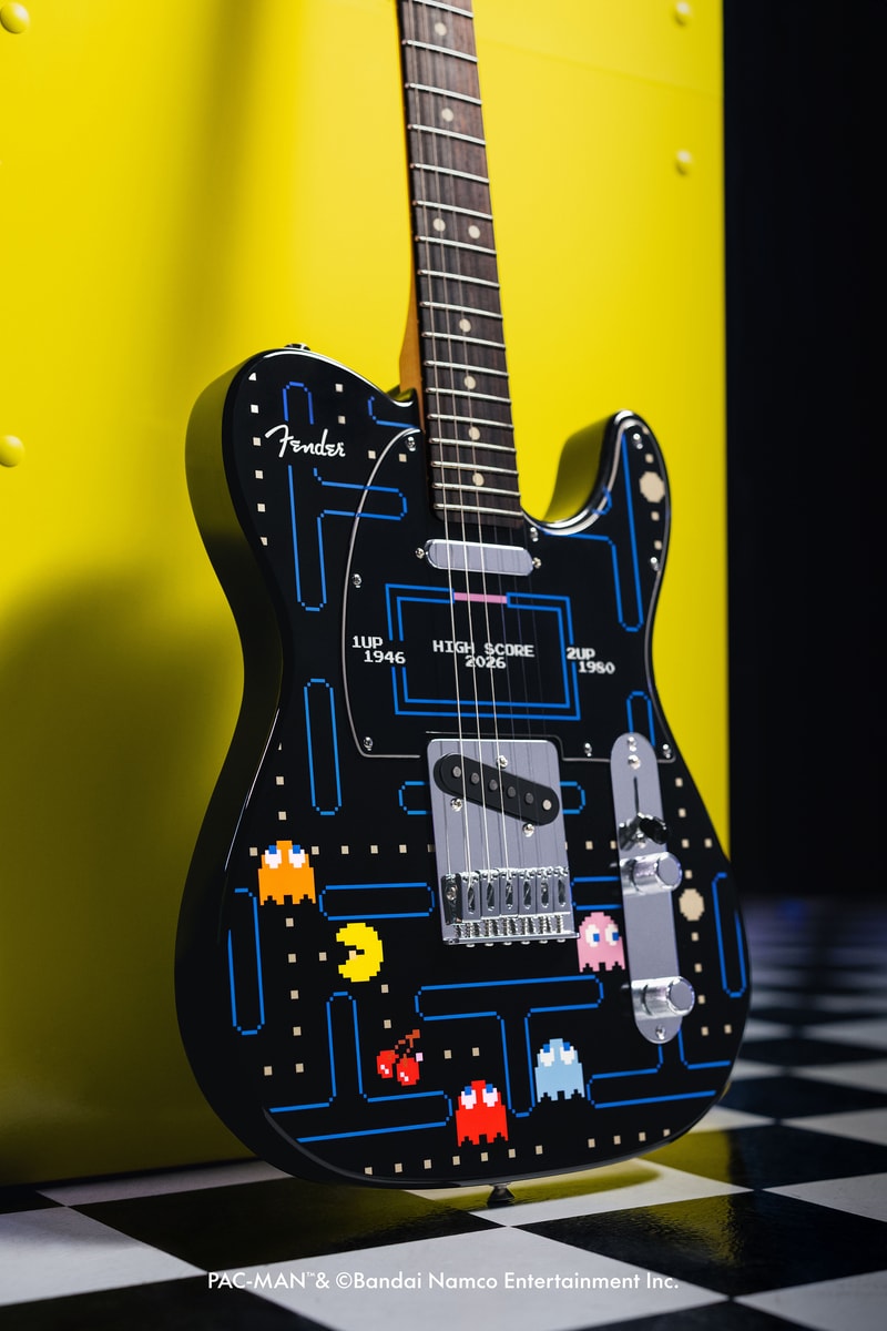 Fender x 万代南梦宫推出 PAC-MAM™ 联名款 Telecaster 电吉他