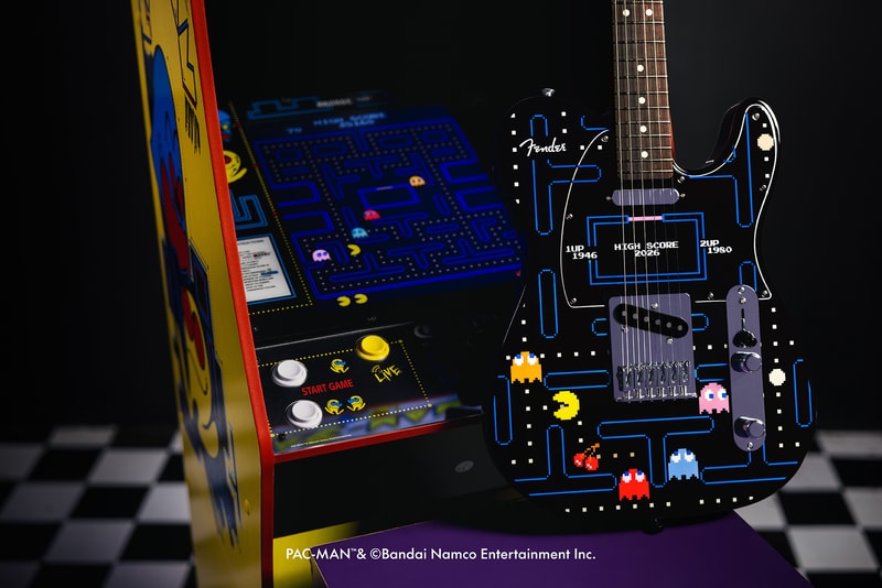 Fender x 万代南梦宫推出 PAC-MAM™ 联名款 Telecaster 电吉他