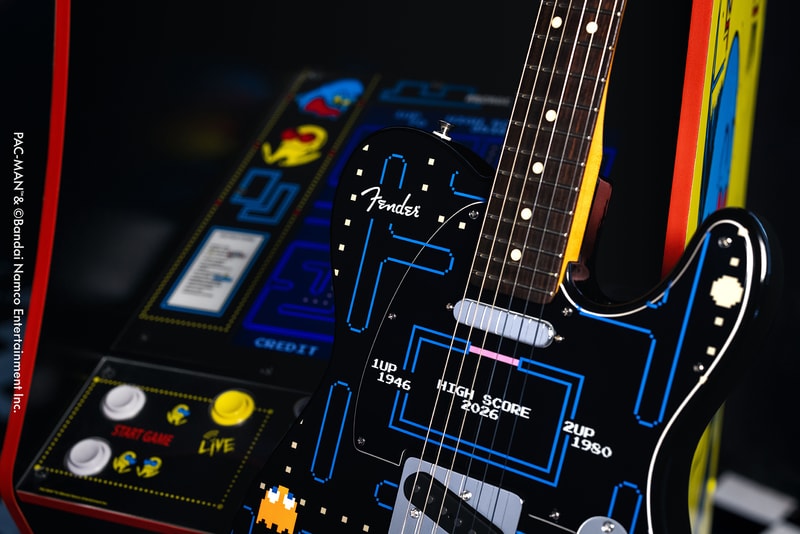 Fender x 万代南梦宫推出 PAC-MAM™ 联名款 Telecaster 电吉他