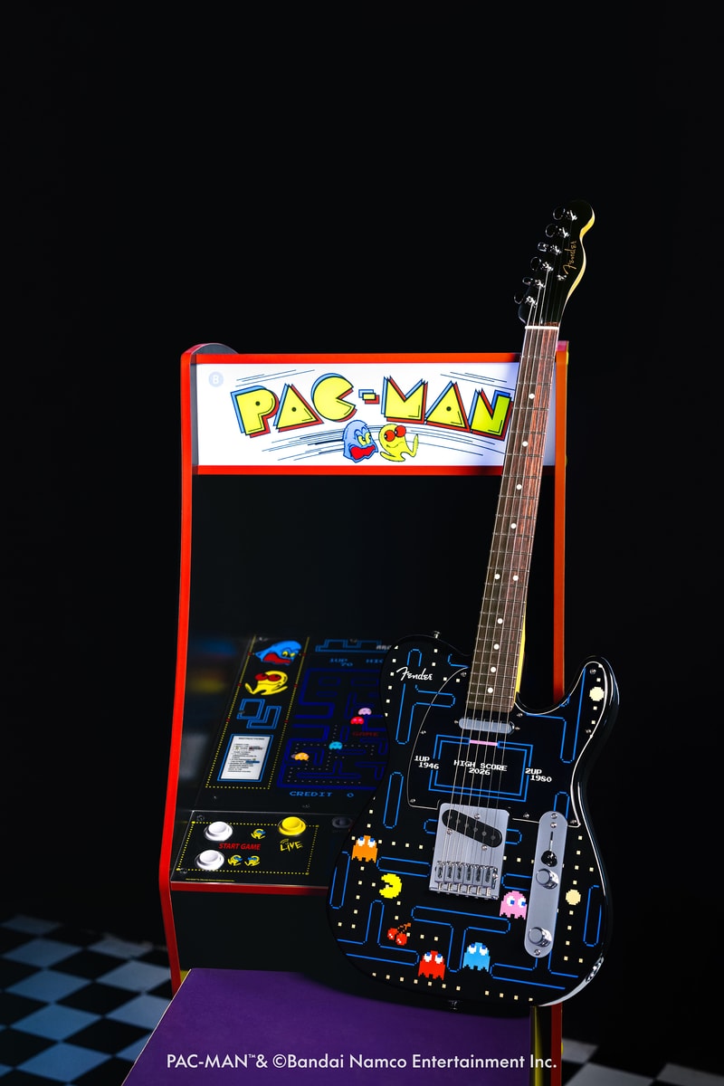 Fender x 万代南梦宫推出 PAC-MAM™ 联名款 Telecaster 电吉他