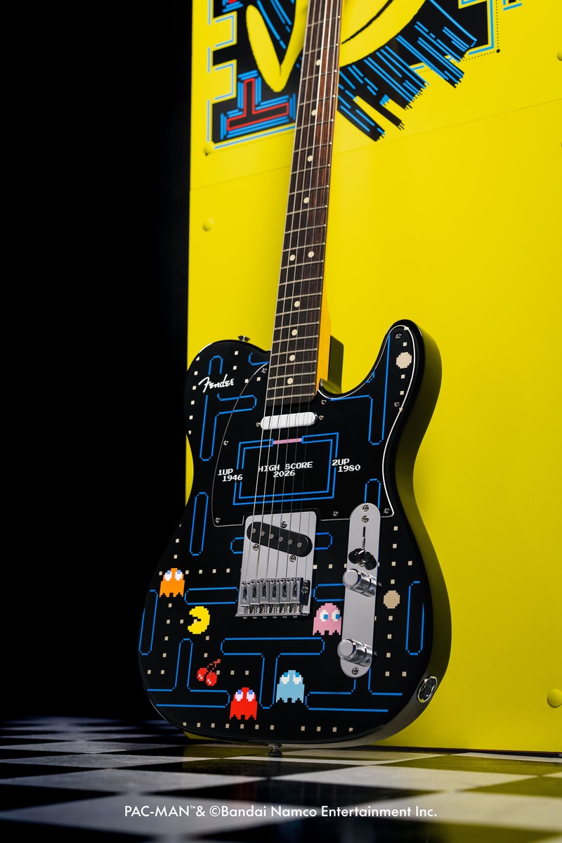 Fender x 万代南梦宫推出 PAC-MAM™ 联名款 Telecaster 电吉他