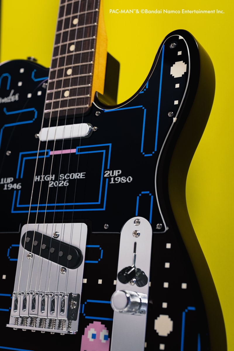 Fender x 万代南梦宫推出 PAC-MAM™ 联名款 Telecaster 电吉他