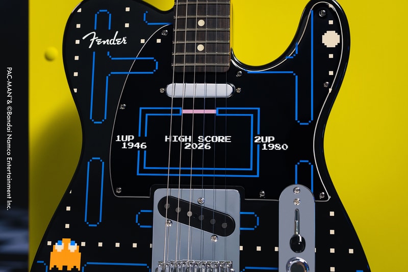 Fender x 万代南梦宫推出 PAC-MAM™ 联名款 Telecaster 电吉他