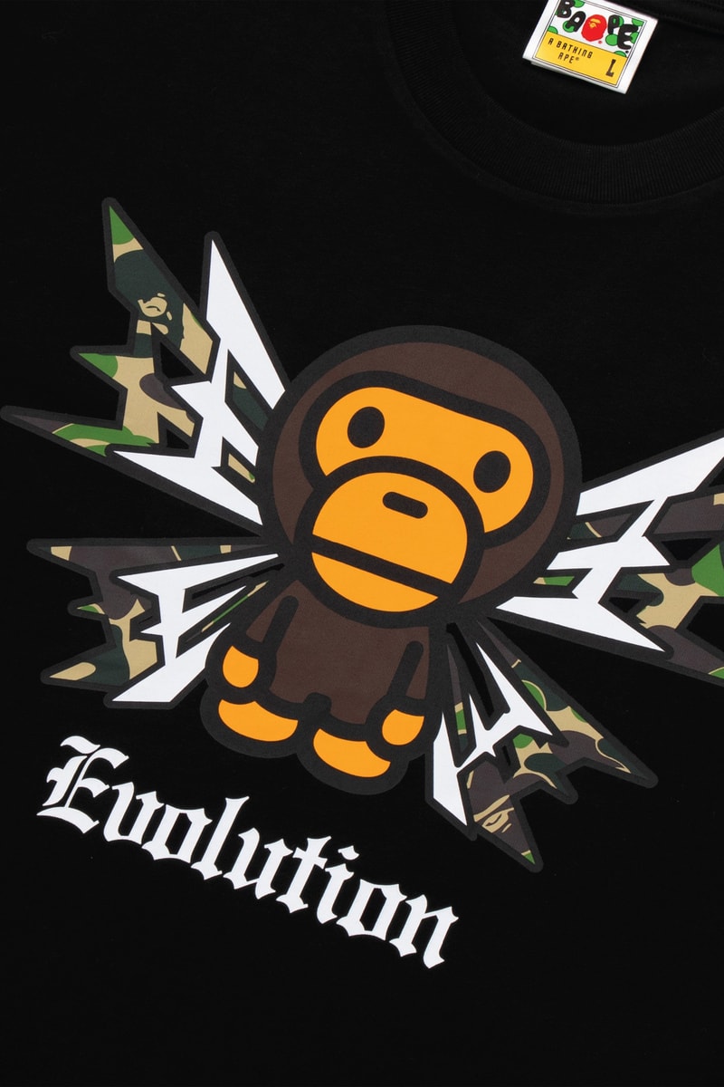 BAPE® 再携 EVOLUTION 推出联名 T-Shirt 系列