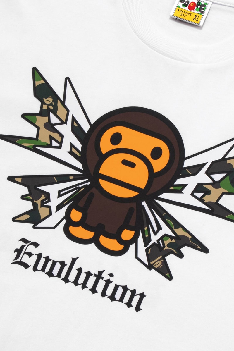 BAPE® 再携 EVOLUTION 推出联名 T-Shirt 系列