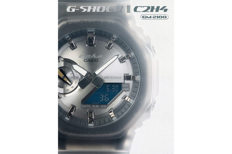 C2H4® x G-SHOCK 推出全新 GA-2100 联名腕表