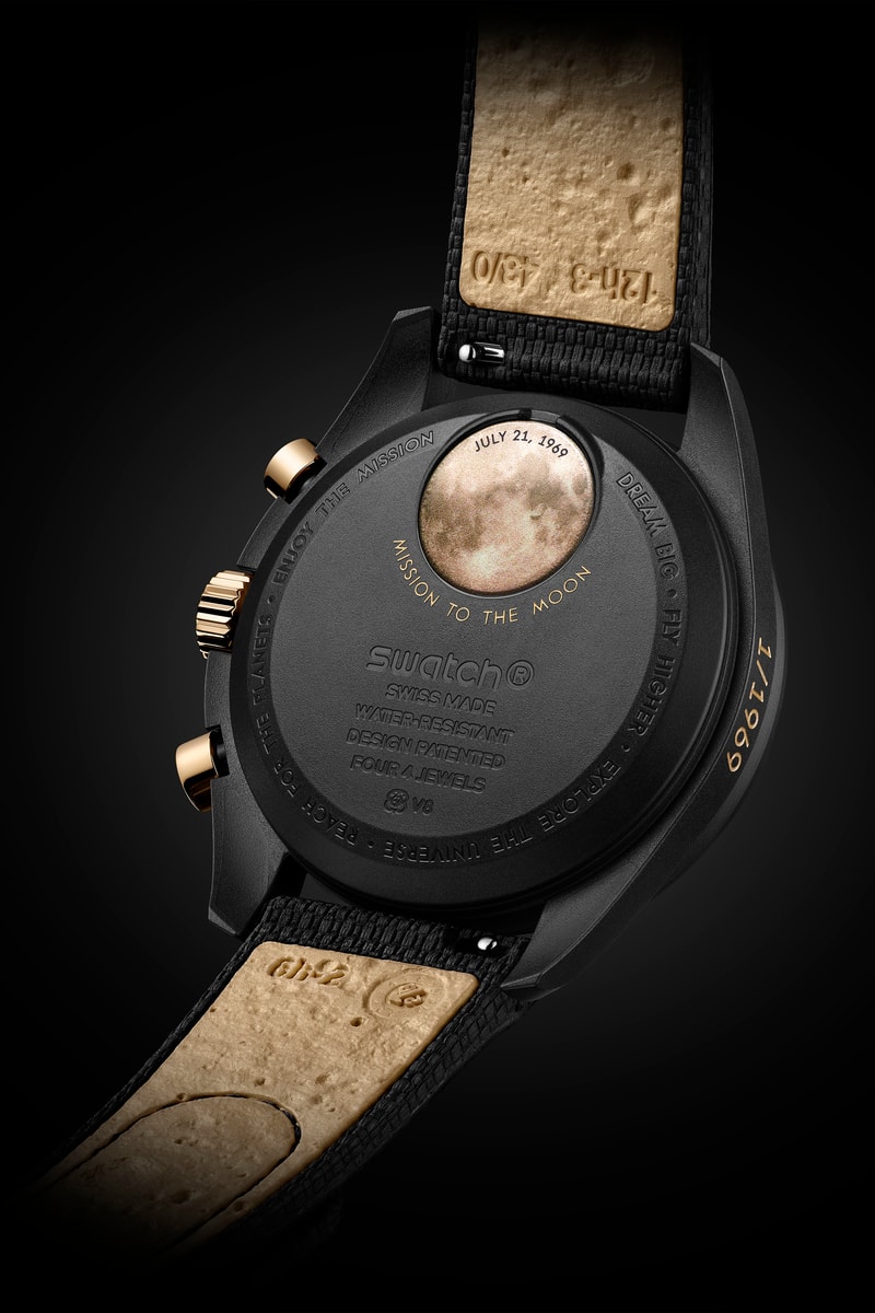 OMEGA x Swatch 以黄金材质打造全新 MoonSwatch 腕表