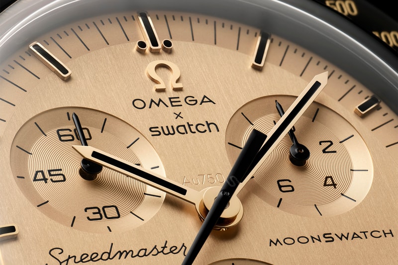 OMEGA x Swatch 以黄金材质打造全新 MoonSwatch 腕表