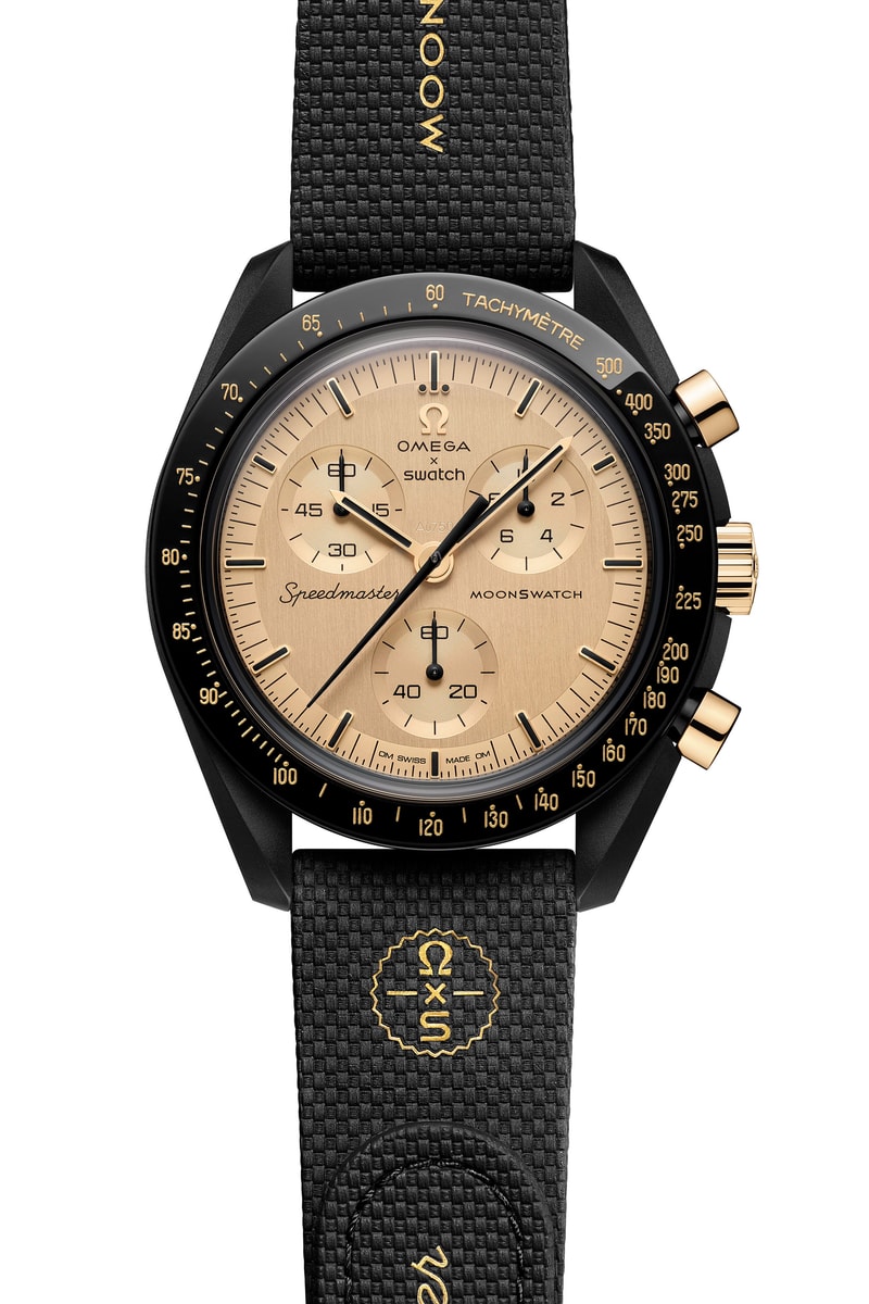 OMEGA x Swatch 以黄金材质打造全新 MoonSwatch 腕表