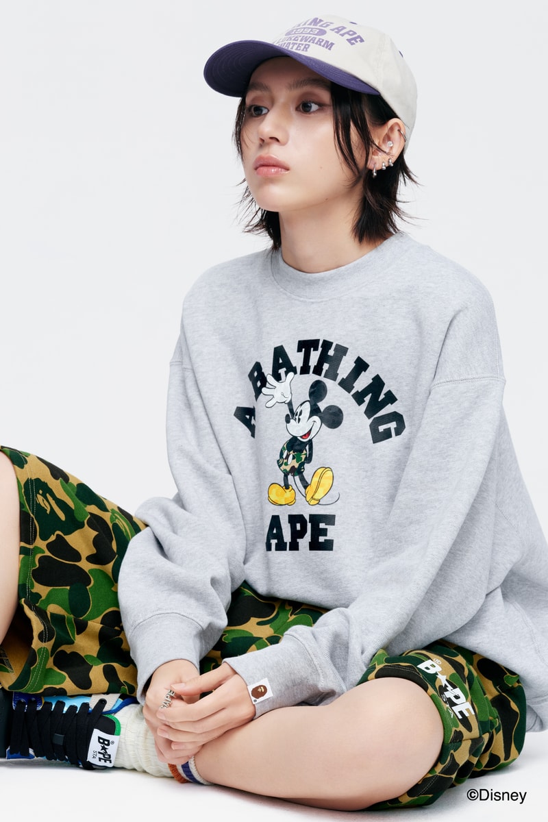 BAPE® 携手 MICKEY & FRIENDS 打造联名系列