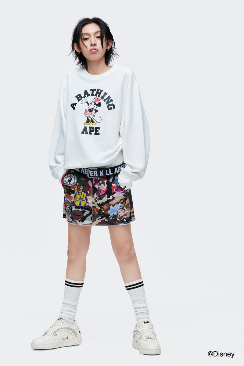 BAPE® 携手 MICKEY & FRIENDS 打造联名系列