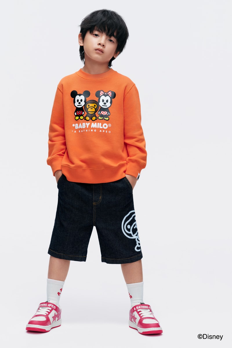 BAPE® 携手 MICKEY & FRIENDS 打造联名系列