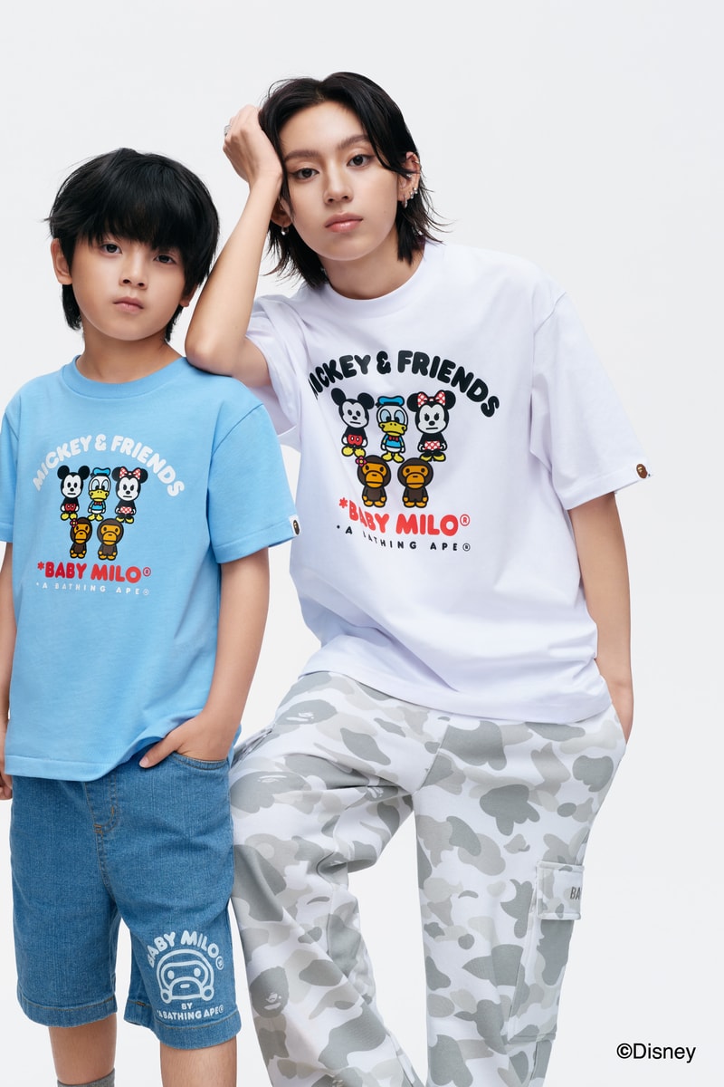 BAPE® 携手 MICKEY & FRIENDS 打造联名系列