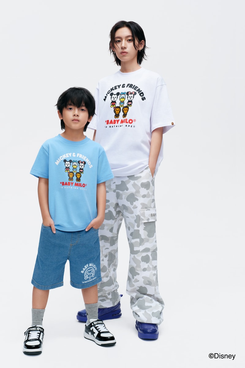 BAPE® 携手 MICKEY & FRIENDS 打造联名系列