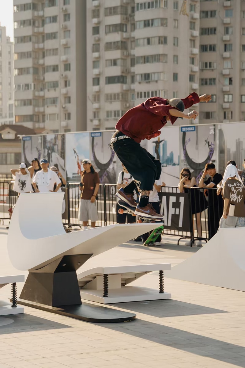 走进 Nike SB AF-1「CREASED」亚洲滑板巡演上海站