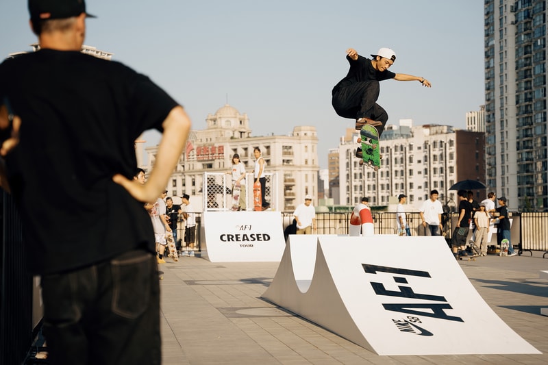 走进 Nike SB AF-1「CREASED」亚洲滑板巡演上海站