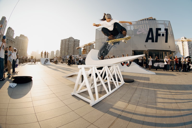 走进 Nike SB AF-1「CREASED」亚洲滑板巡演上海站