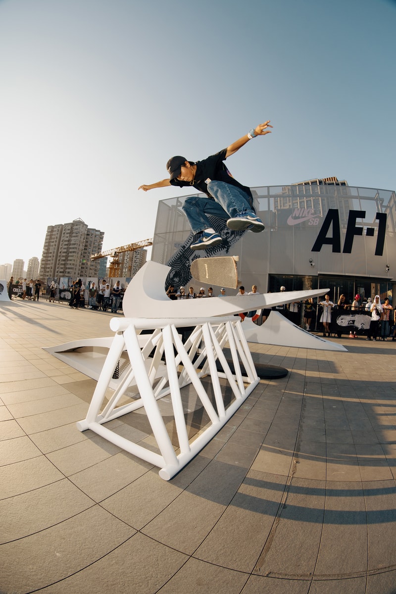 走进 Nike SB AF-1「CREASED」亚洲滑板巡演上海站