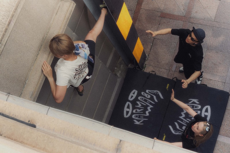 UPPERVOID x KARMA8A「SEND IT」街头抱石联名系列发布