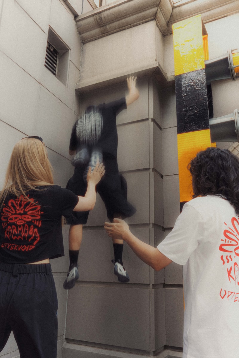 UPPERVOID x KARMA8A「SEND IT」街头抱石联名系列发布
