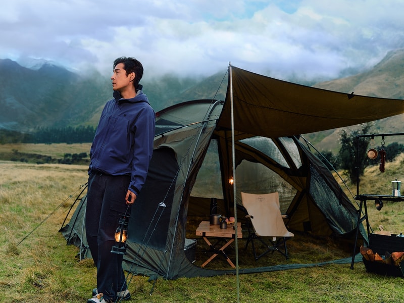 KOLON SPORT 带回 OBLI-K® 露营冲锋衣