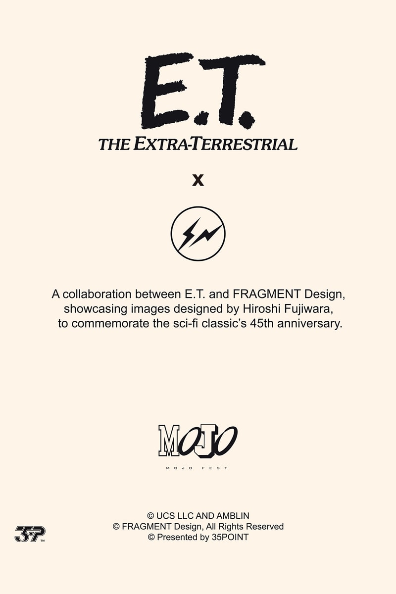 E.T. x FRAGMENT Design 联名收藏卡即将登陆 2026 MOJO FEST
