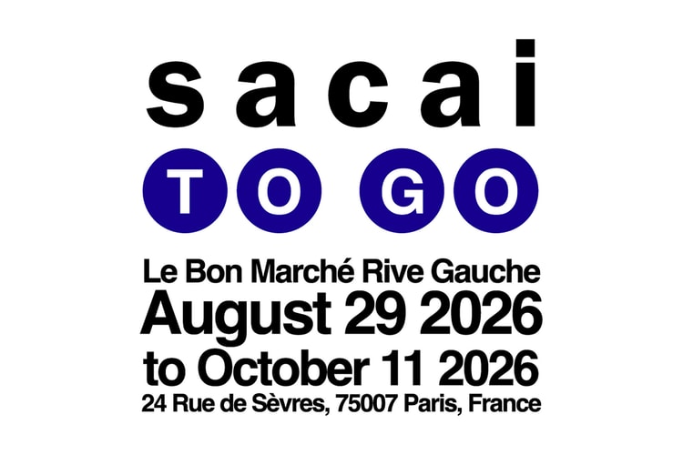 sacai 将于 Le Bon Marché Rive Gauche 三楼呈献限时活动「sacai TO GO」