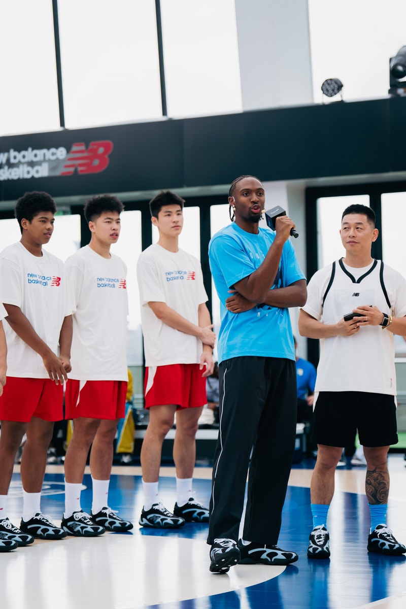 New Balance 携手 Tyrese Maxey 完成首次中国行
