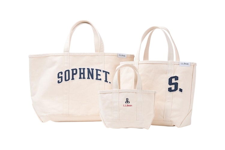 SOPHNET. × L.L.Bean 打造蝎子刺绣 Boat and Tote 托特包