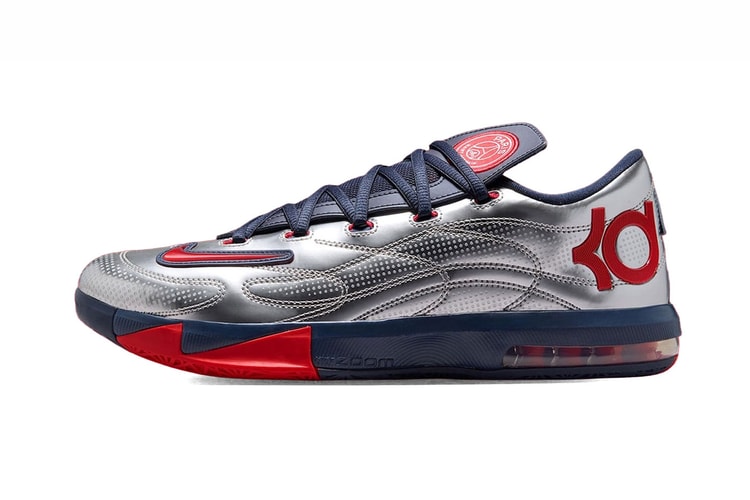PSG x Nike KD 6「Metallic Silver」官方近赏